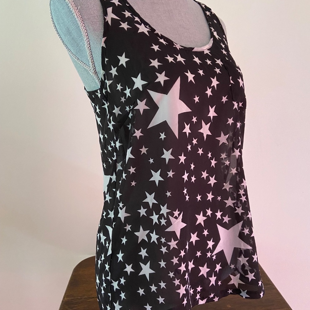 Celestial Star Women's Black Tank Top